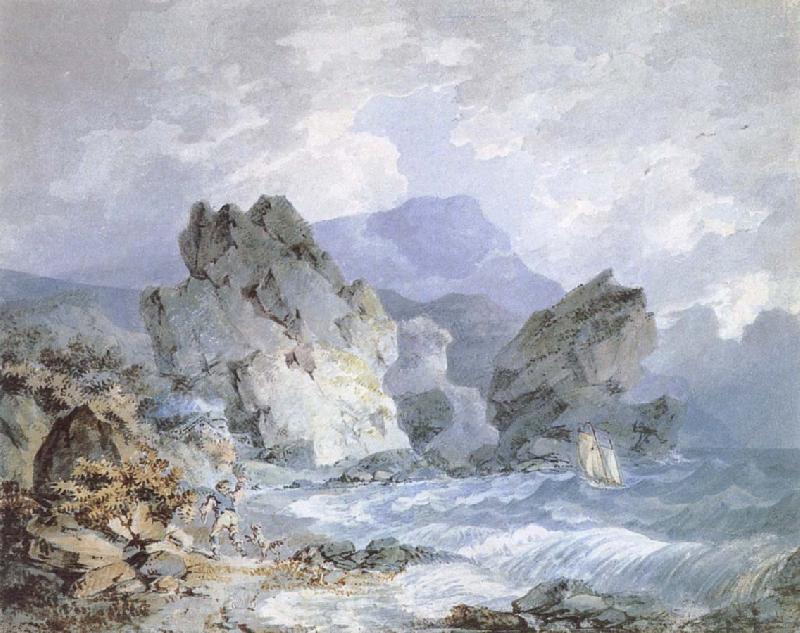 Joseph Mallord William Turner Landscape of Seashore Spain oil painting art